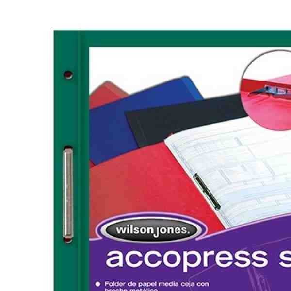 FOLDER CBROCHE CTA. VERDE OBS. ACCOPRESS P-4778 E.10 C90